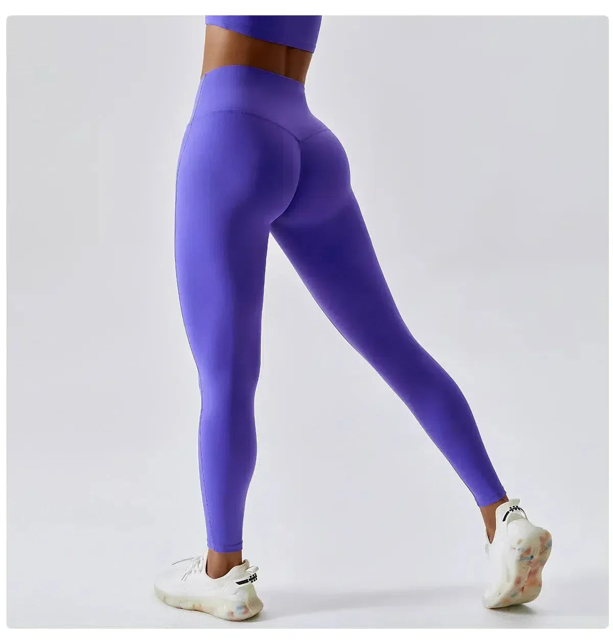 Ambra – High-stretch fabric – Push-up workout leggings-15138001944960-Santi Vento Atelier