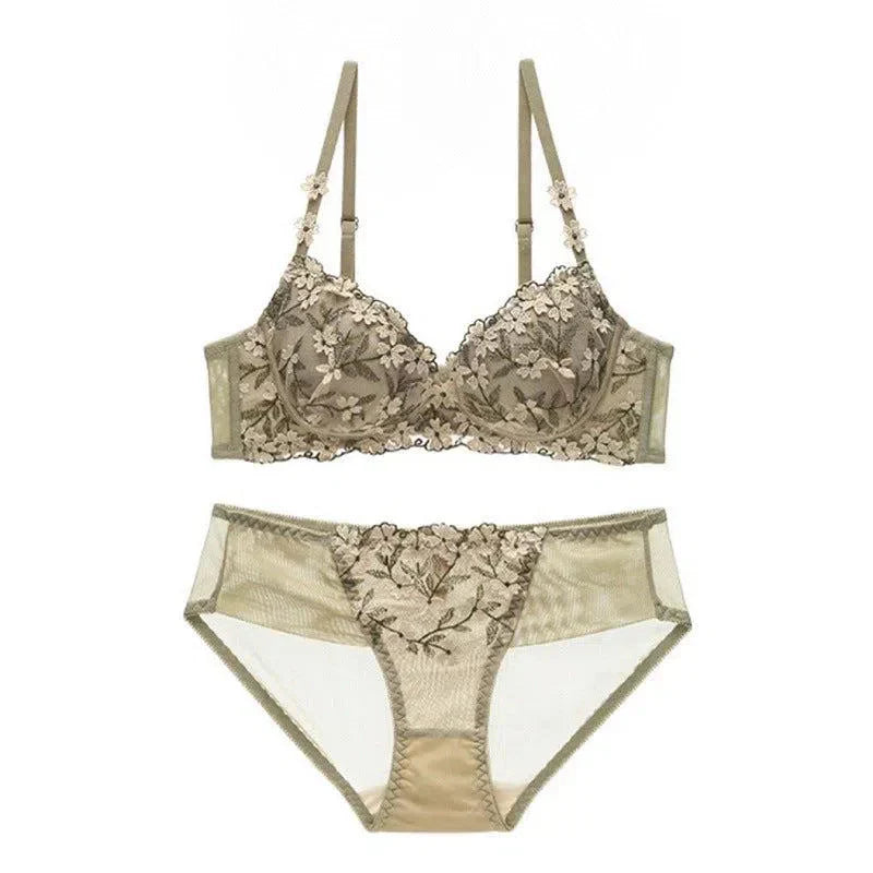 Amorette – Floral push-up – Lingerie set-15138005451136-Santi Vento Atelier