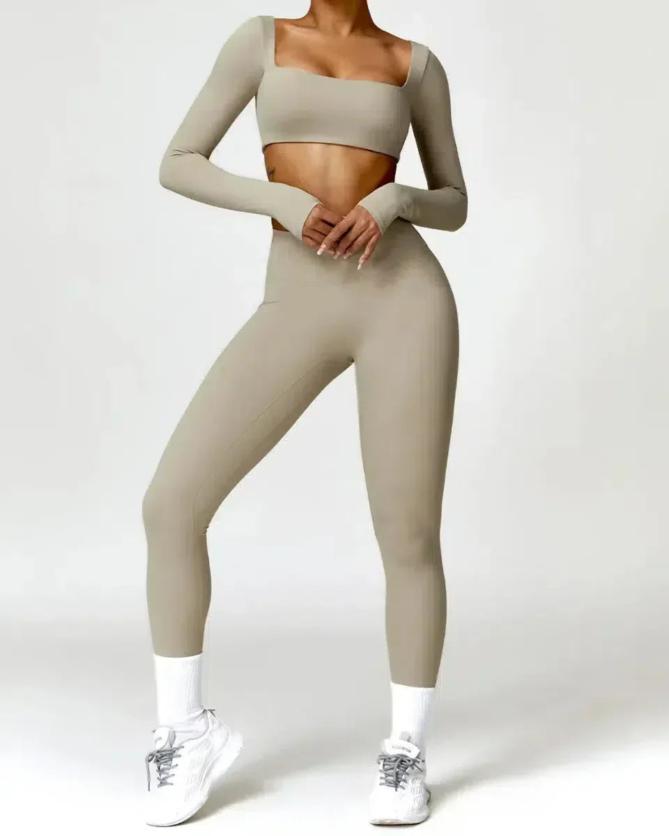 Brunella – Pastel hues – Quick-dry workout set-15138003353984-Santi Vento Atelier