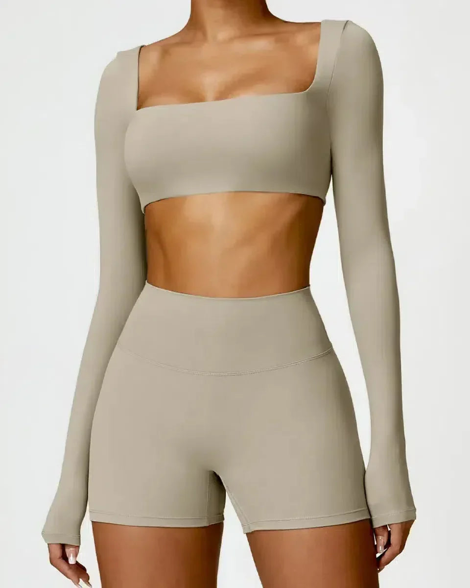 Brunella – Pastel hues – Quick-dry workout set-15138003353984-Santi Vento Atelier