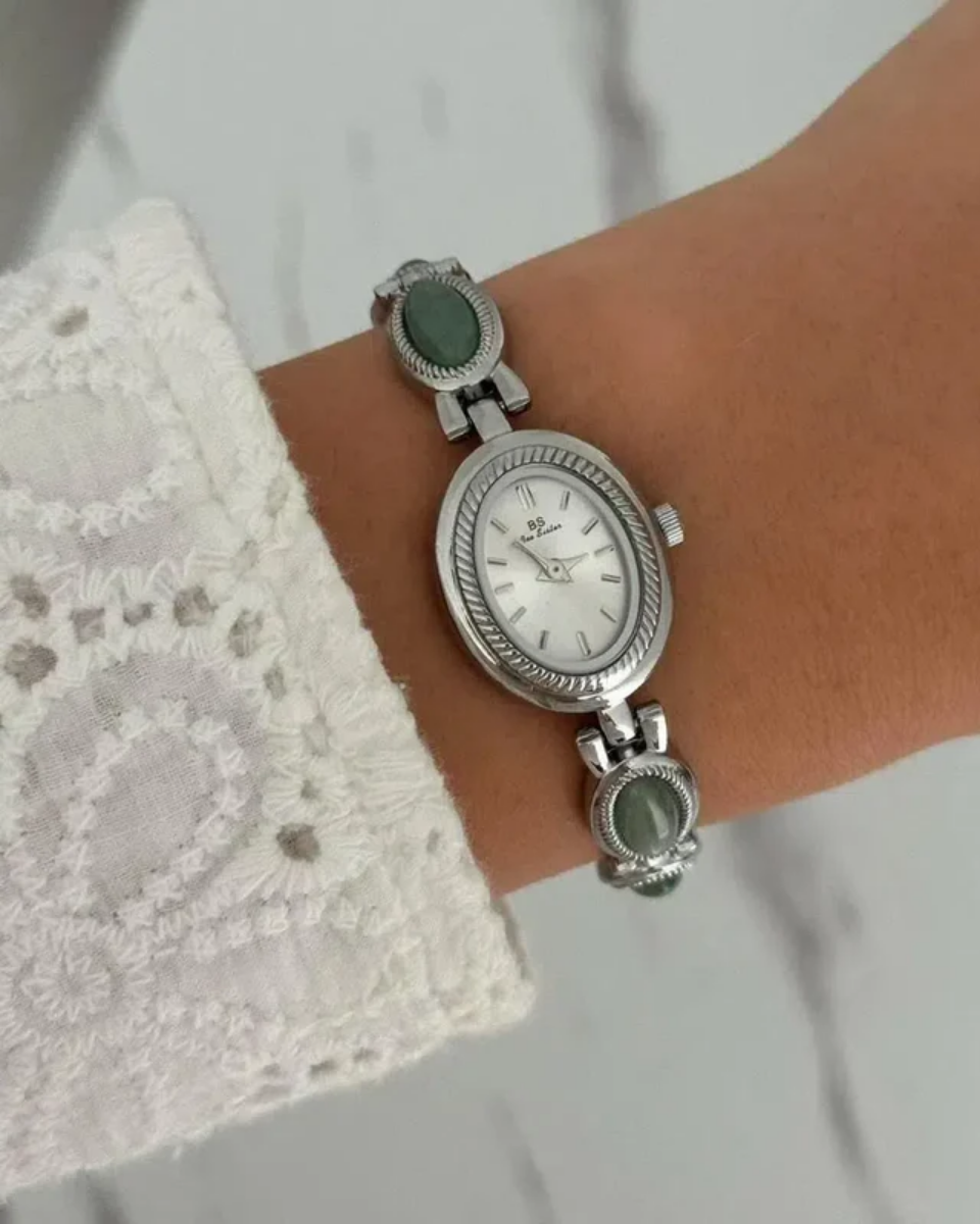 Cettina – Green stone accents – Vintage watch-15137986707840-Santi Vento Atelier