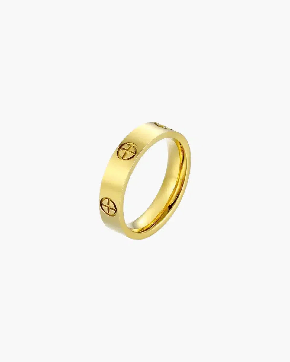 Clairette – Chunky design – Gold-plated ring-15137988575616-Santi Vento Atelier
