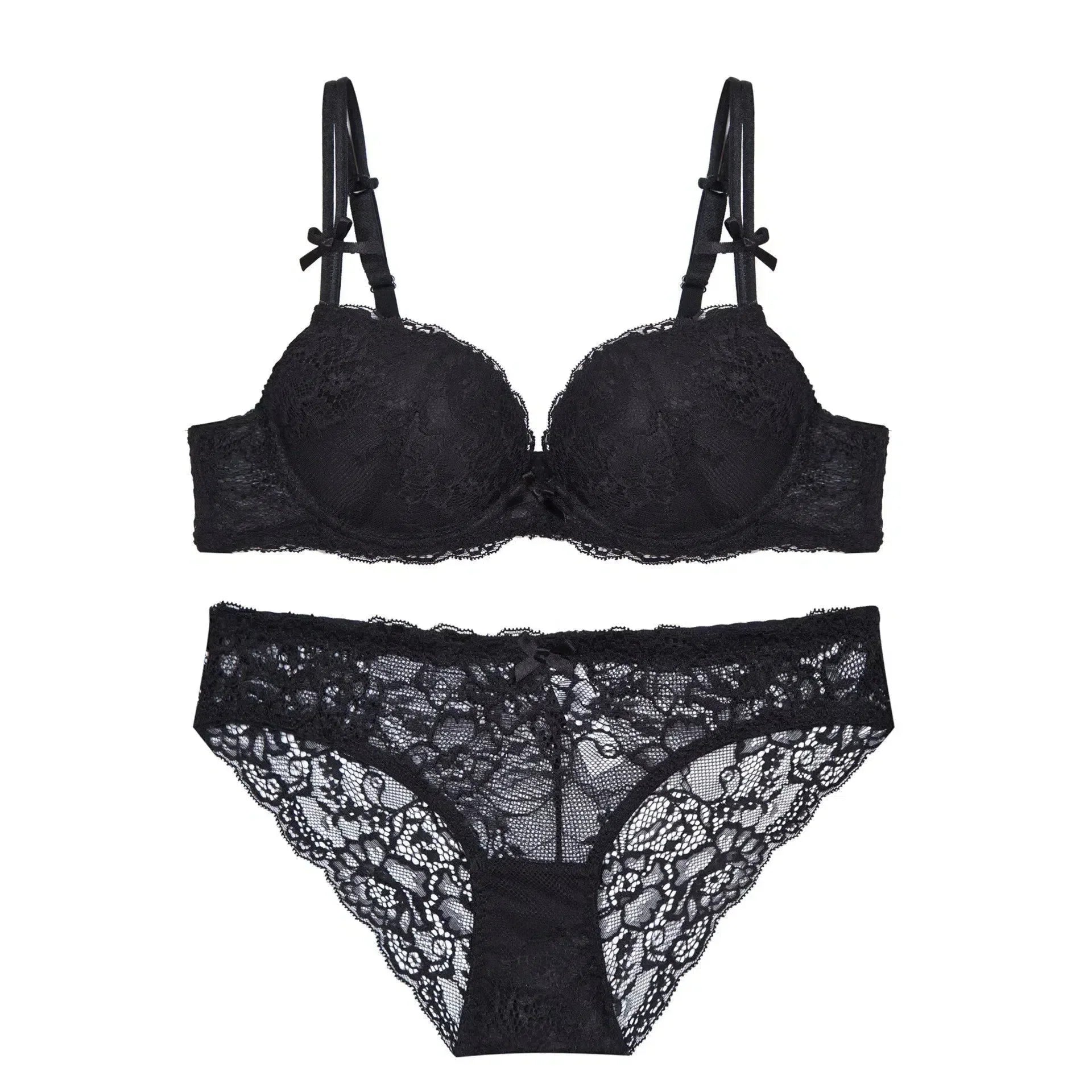 Dolores – Lace padded – Lingerie set-15138004992384-Santi Vento Atelier