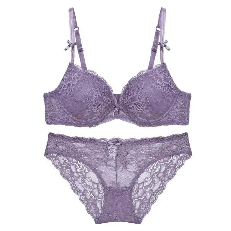 Dolores – Lace padded – Lingerie set-15138004992384-Santi Vento Atelier