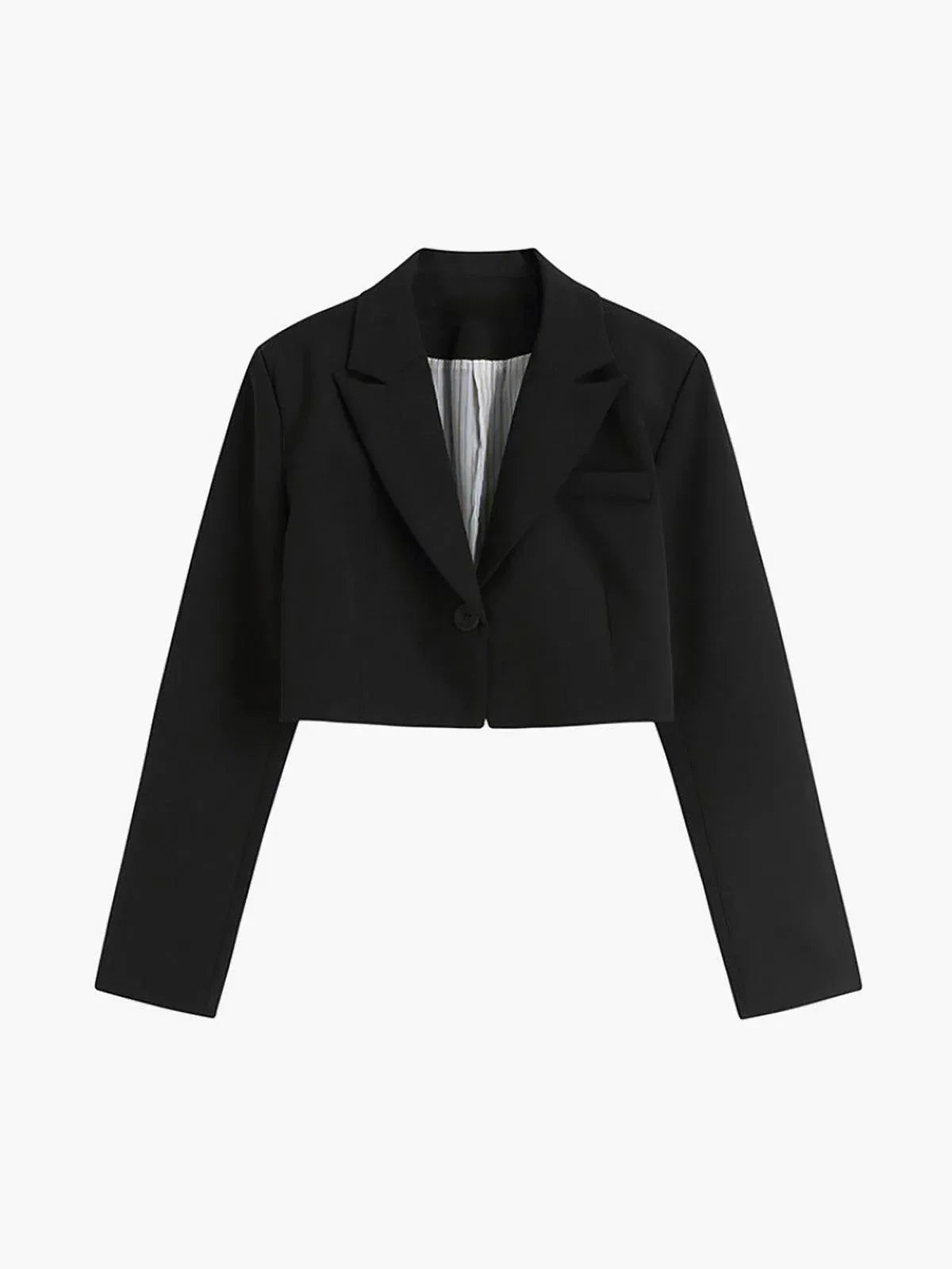 Domina – Chic cropped silhouette – Blazer-15137996112256-Santi Vento Atelier