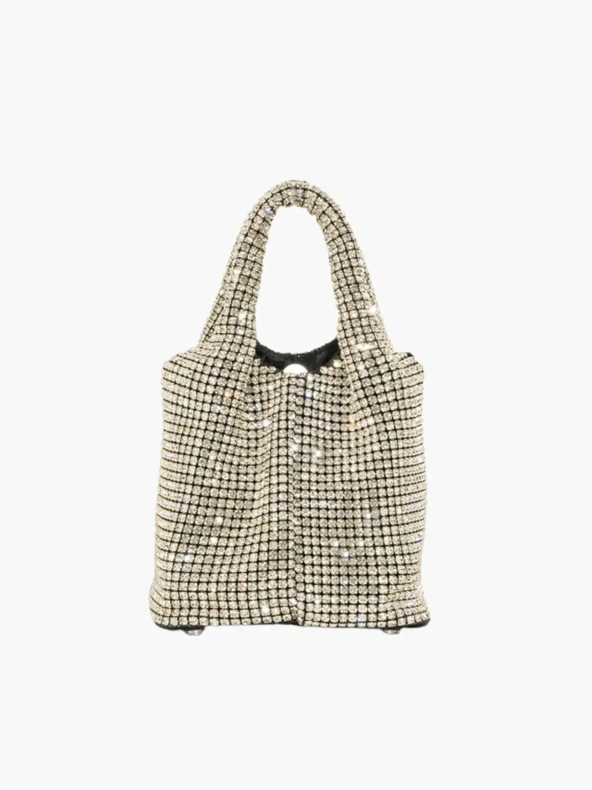 Eloise – Rhinestone embellishments – Mini bucket bag-15137974157696-Santi Vento Atelier