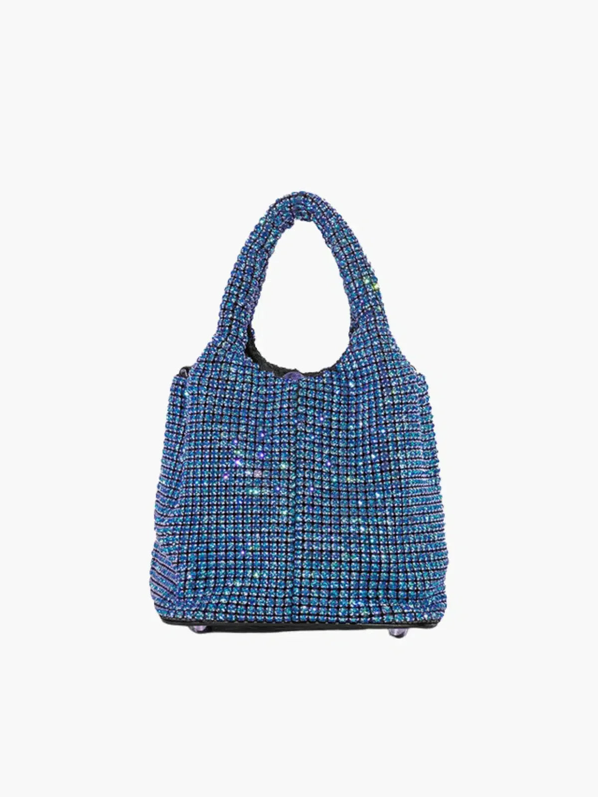 Eloise – Rhinestone embellishments – Mini bucket bag-15137974157696-Santi Vento Atelier
