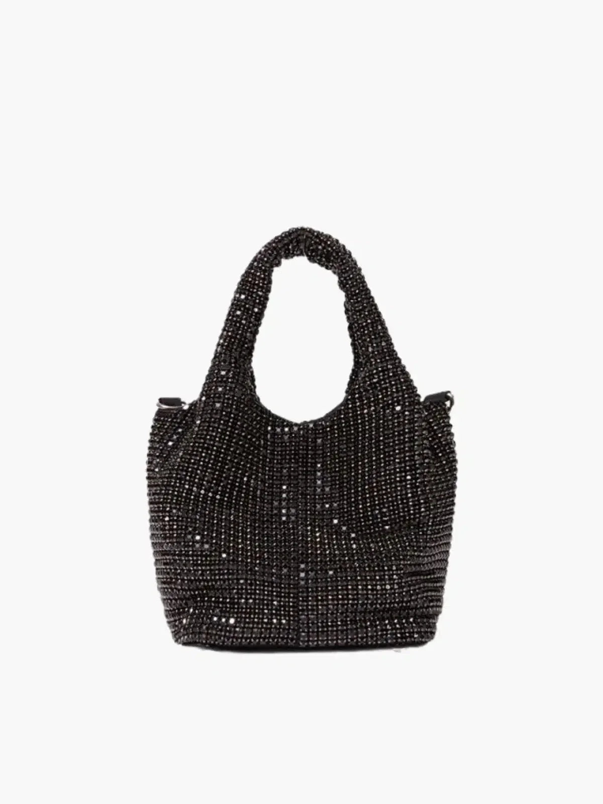 Eloise – Rhinestone embellishments – Mini bucket bag-15137974157696-Santi Vento Atelier