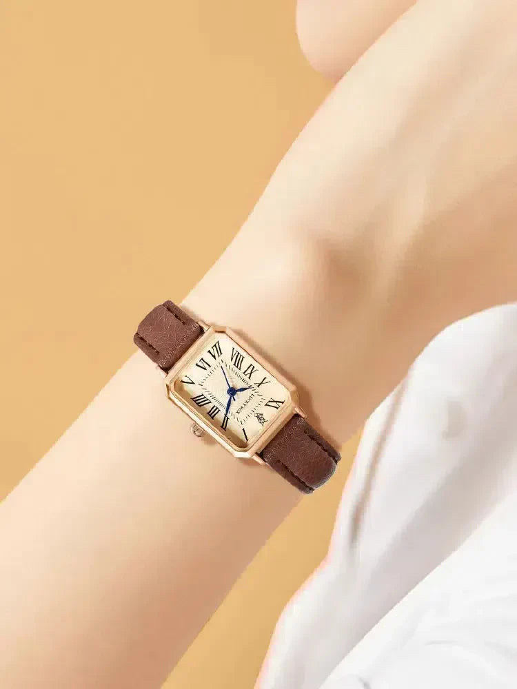 Liriel – Gold-toned details – Square watch-15137987920256-Santi Vento Atelier
