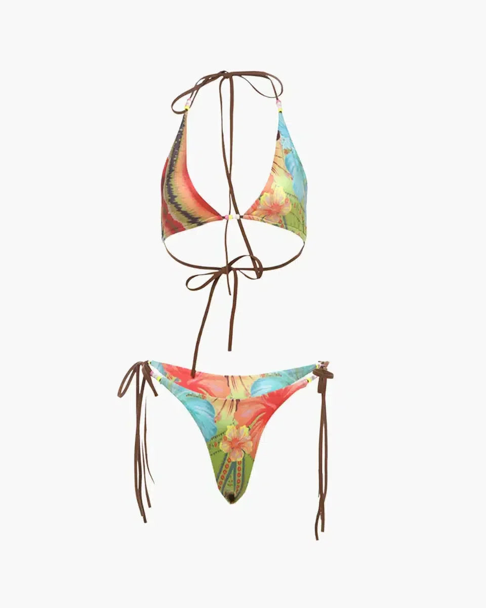 Lusora – Retro-inspired style – Floral bikini set-15138009153920-Santi Vento Atelier