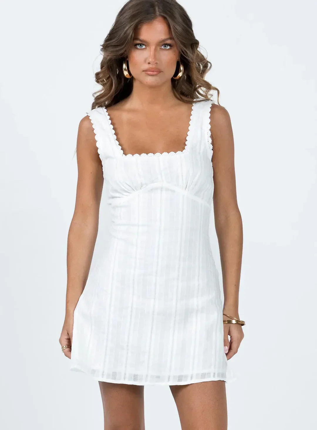 Marivelle – Textured charm – Mini sundress-15148938199424-Santi Vento Atelier