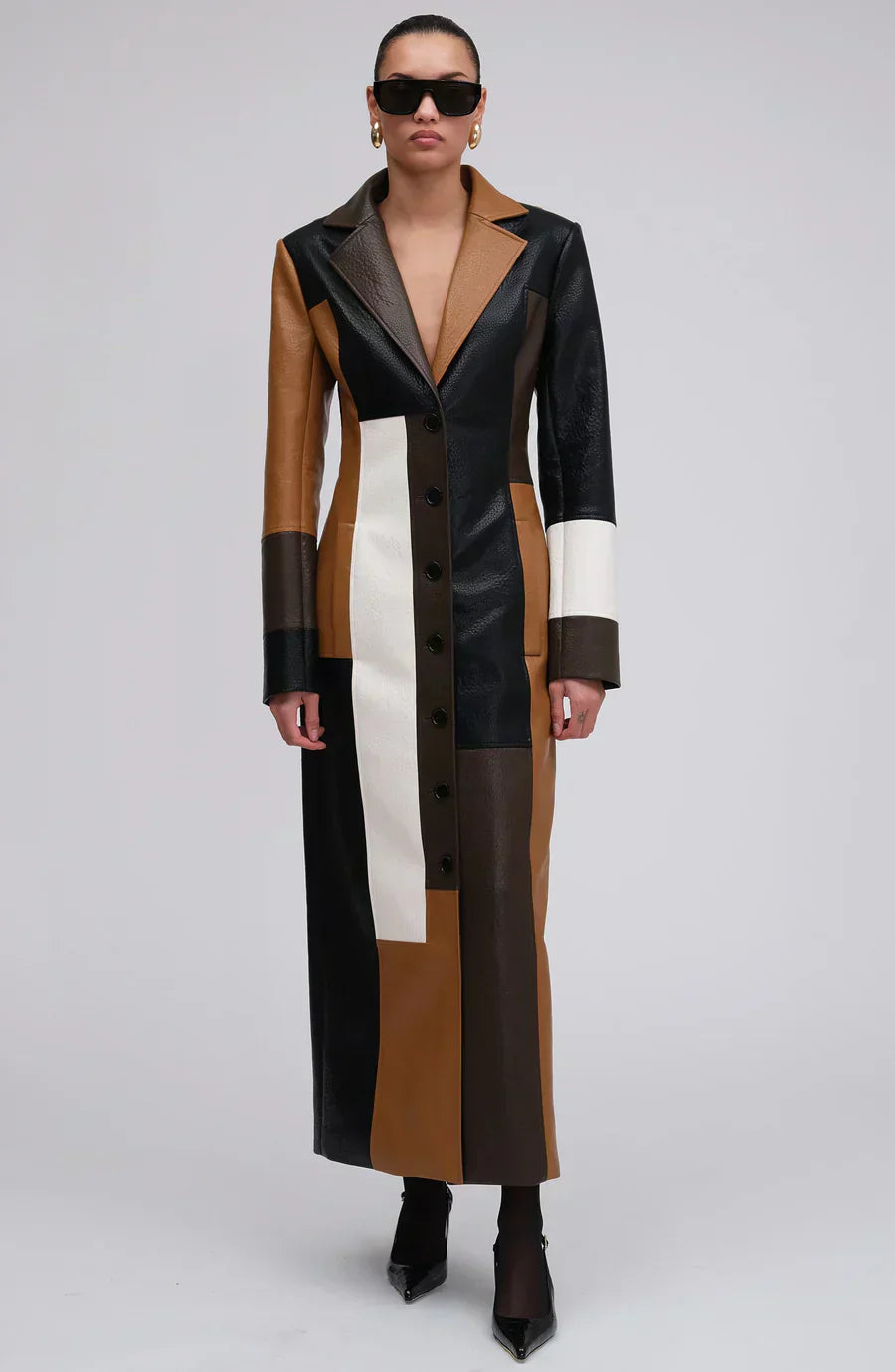 Milassi – Mosaic flair – Trench coat-15140855808384-Santi Vento Atelier