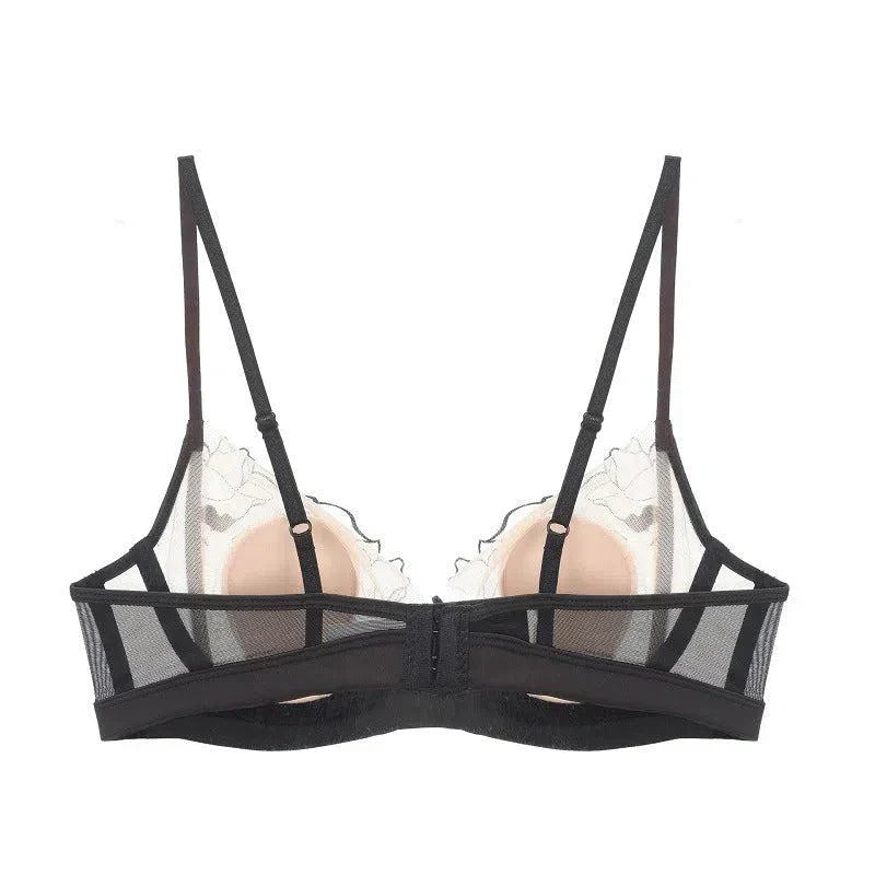 Nivara – Mesh floral – Lingerie set-15138004828544-Santi Vento Atelier