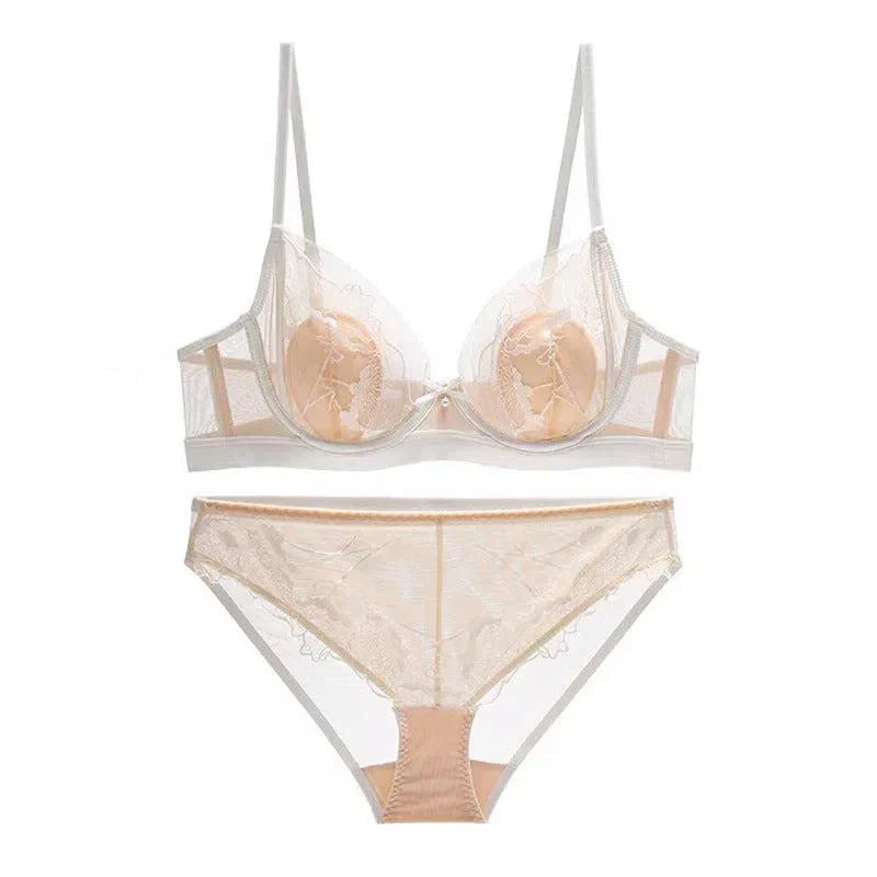 Nivara – Mesh floral – Lingerie set-15138004828544-Santi Vento Atelier