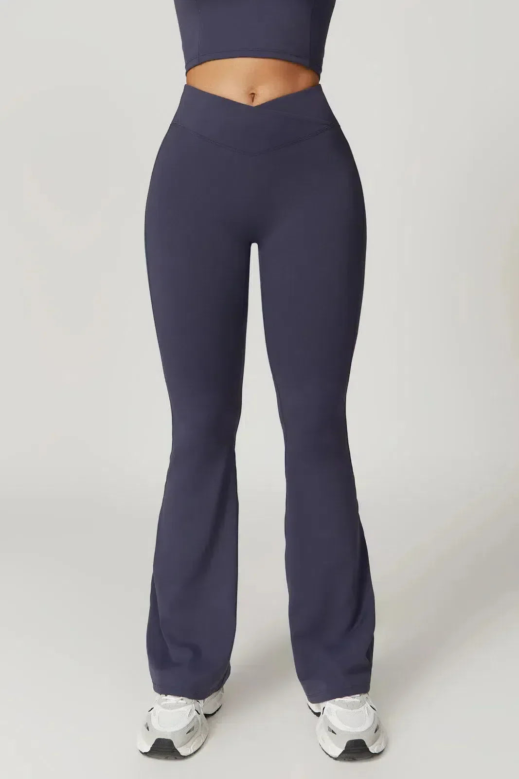 Palmira – U-neckline – Sports bra & flared leggings set-15138002829696-Santi Vento Atelier