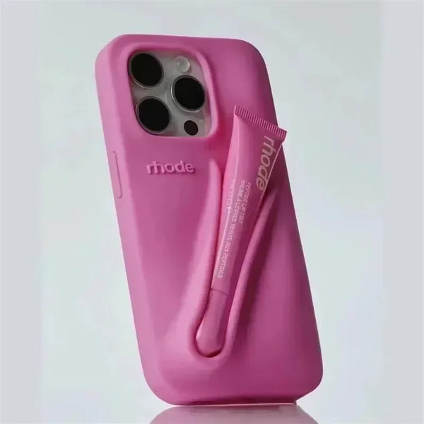 Portarelle – Lip gloss slot – Silicone phone case-15148535579008-Santi Vento Atelier