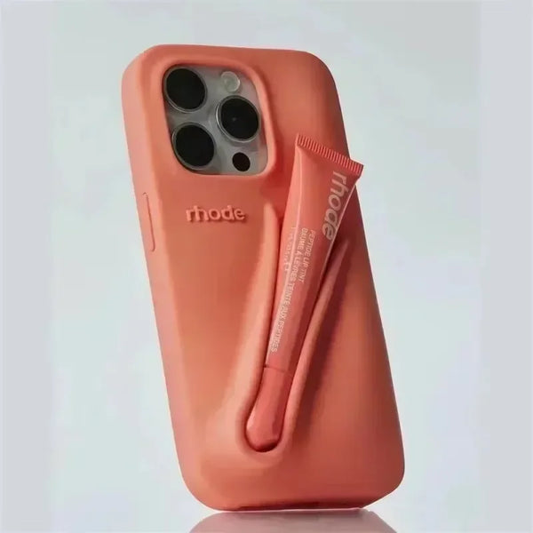 Portarelle – Lip gloss slot – Silicone phone case-15148535579008-Santi Vento Atelier