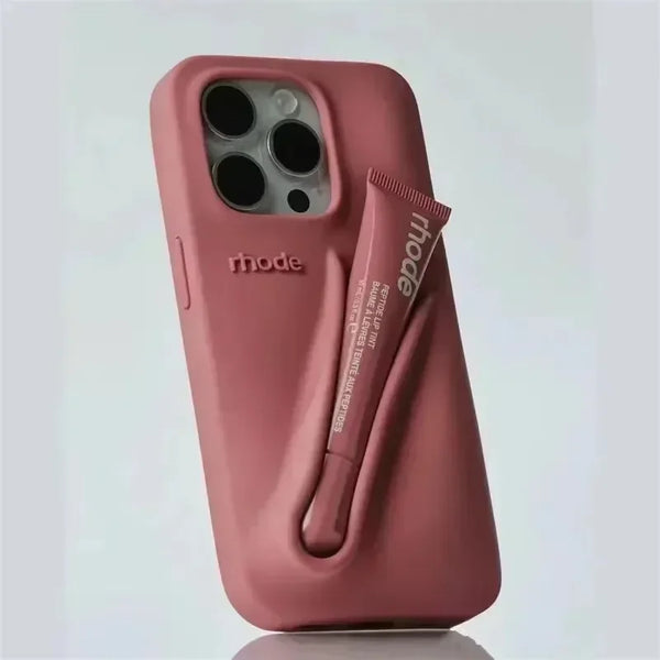 Portarelle – Lip gloss slot – Silicone phone case-15148535579008-Santi Vento Atelier