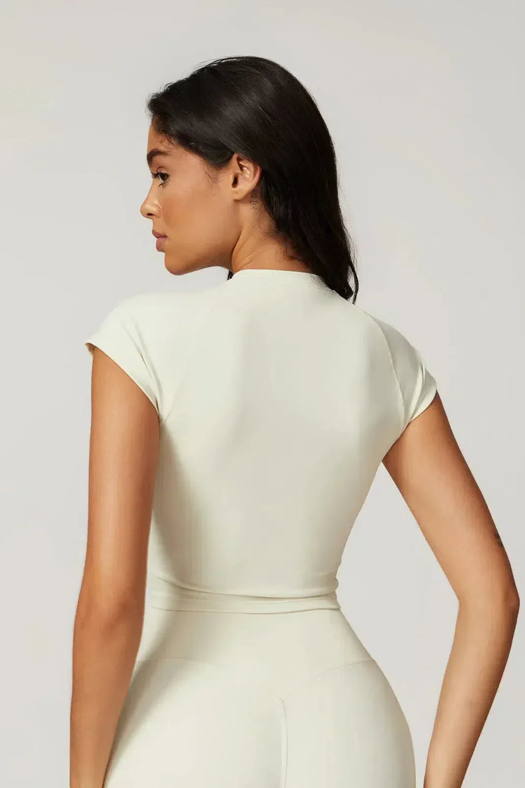 Regina – Cropped top – Top & leggings set-15138002796928-Santi Vento Atelier