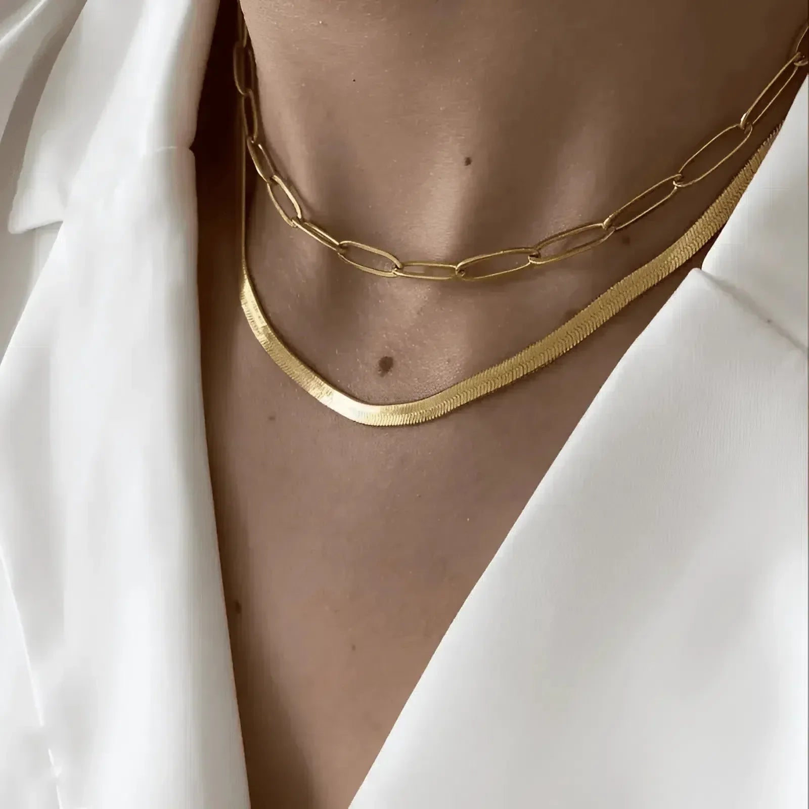 Serpentia – Snake-chain design – Necklace-15137989263744-Santi Vento Atelier