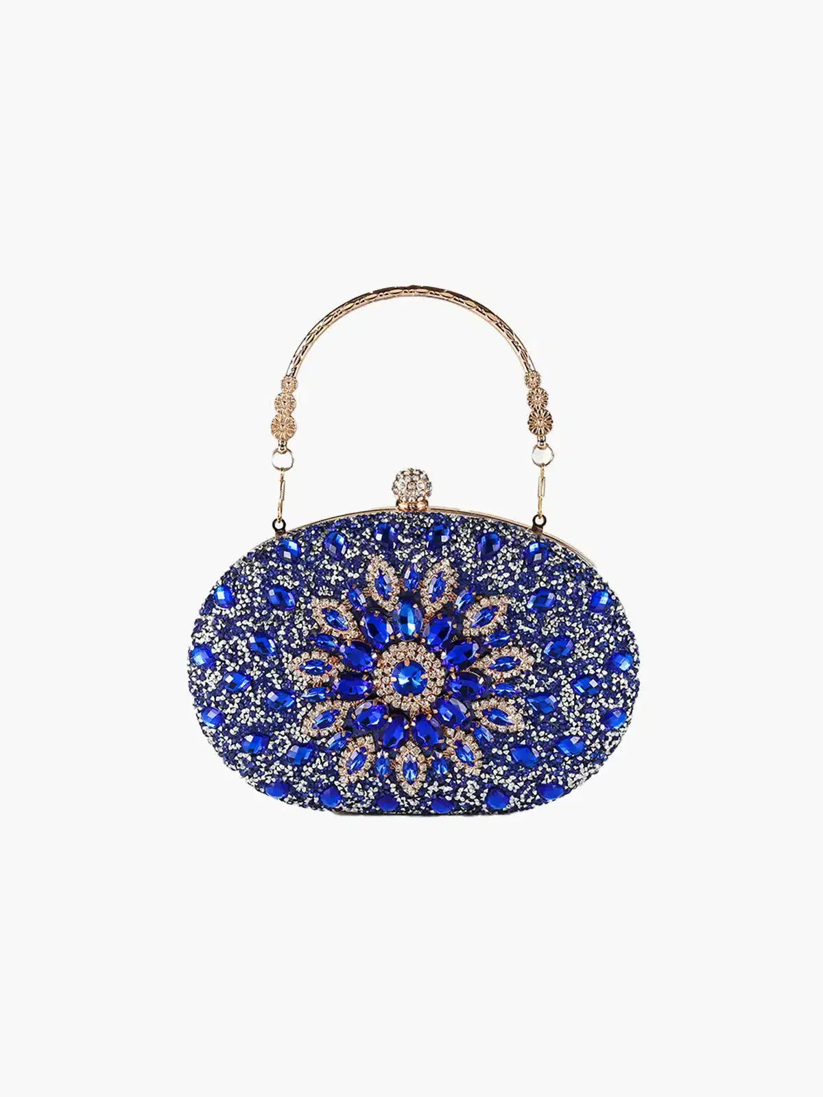 Vega – Floral motif – Gemstone evening clutch-15137974747520-Santi Vento Atelier