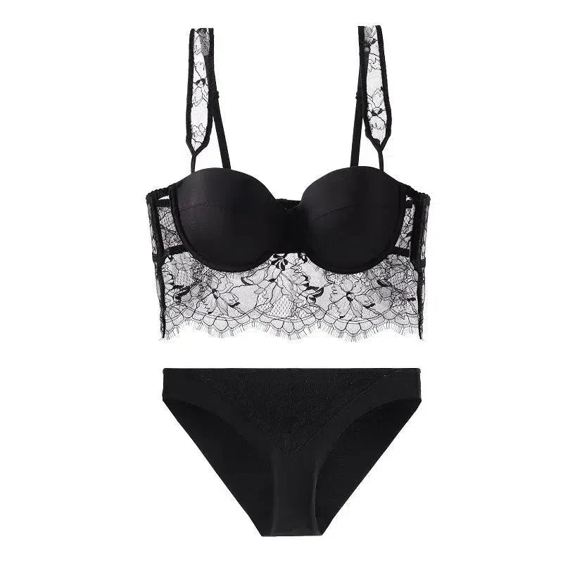 Veronique – Lace padded – Lingerie set-15138005221760-Santi Vento Atelier
