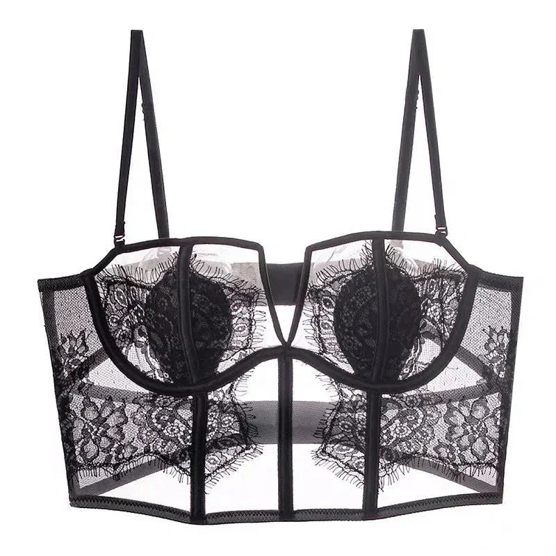Violetta – Lace corset – Lingerie set-15138005156224-Santi Vento Atelier