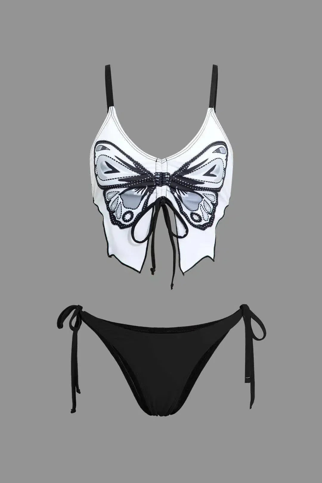 Zirlea – Butterfly pattern – Swimwear set-15138008695168-Santi Vento Atelier